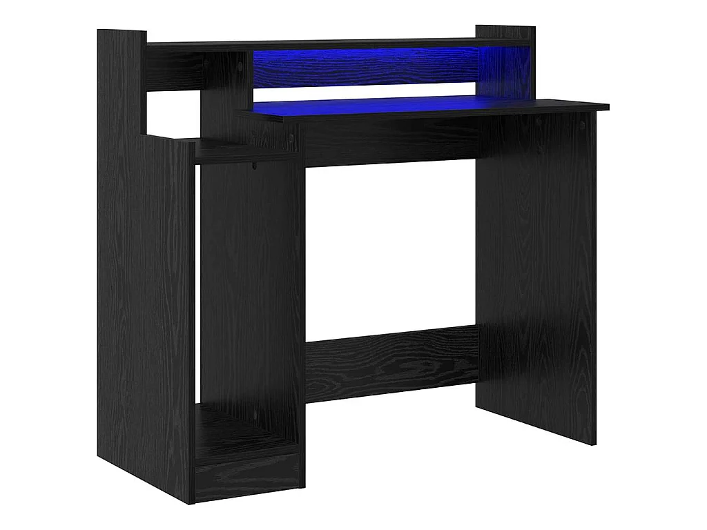 Bureau Chêne noir 97 x 45 x 90 cm Bois d'ingénierie