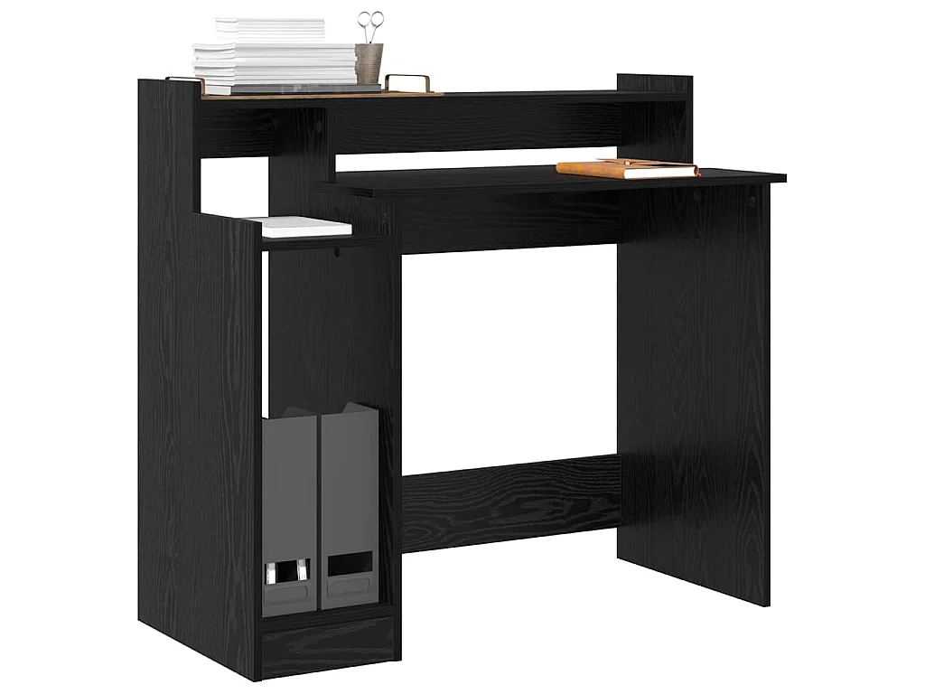Bureau Chêne noir 97 x 45 x 90 cm Bois d'ingénierie