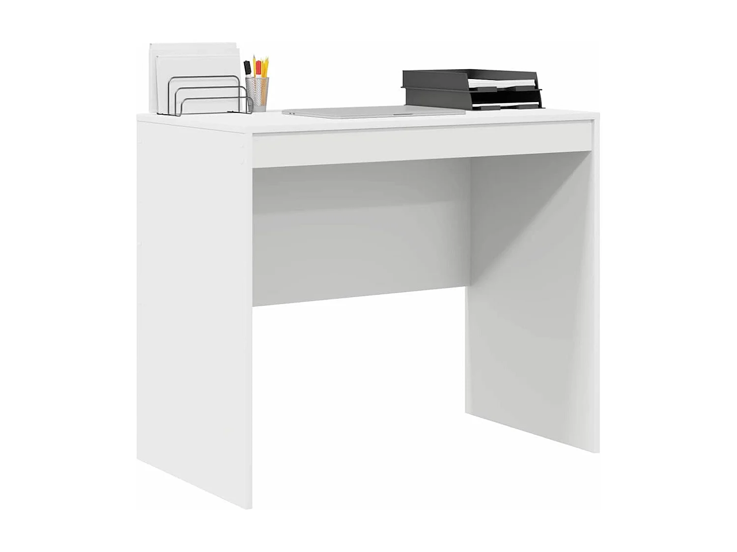 Bureau Blanc 90 x 50 x 76 cm Bois d'ingénierie