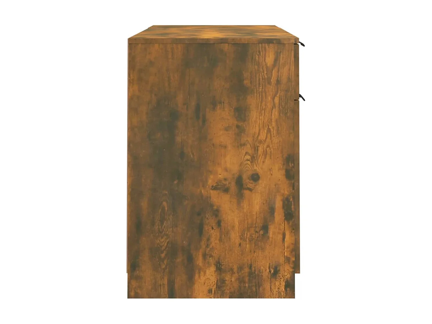 Bureau met zijkast Gerookt eikenhout Technisch hout