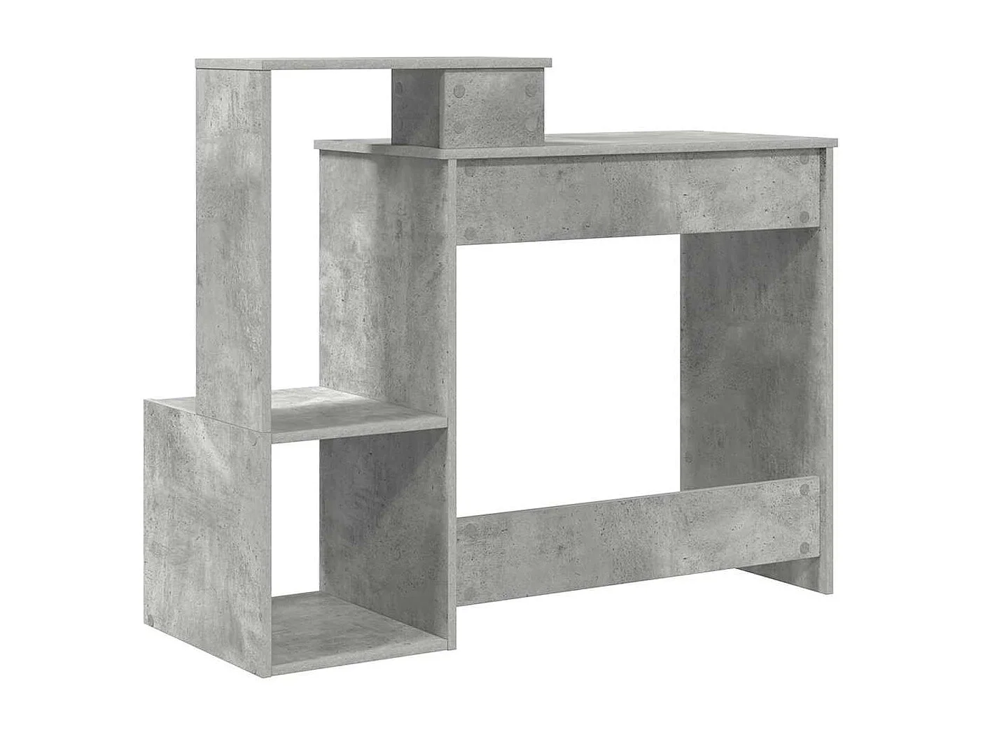 Bureau Gris béton 106 x 40 x 88.5 cm Bois d'ingénierie