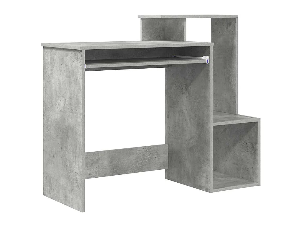 Scrivania grigio cemento 106 x 40 x 88,5 cm in legno ingegnerizzato