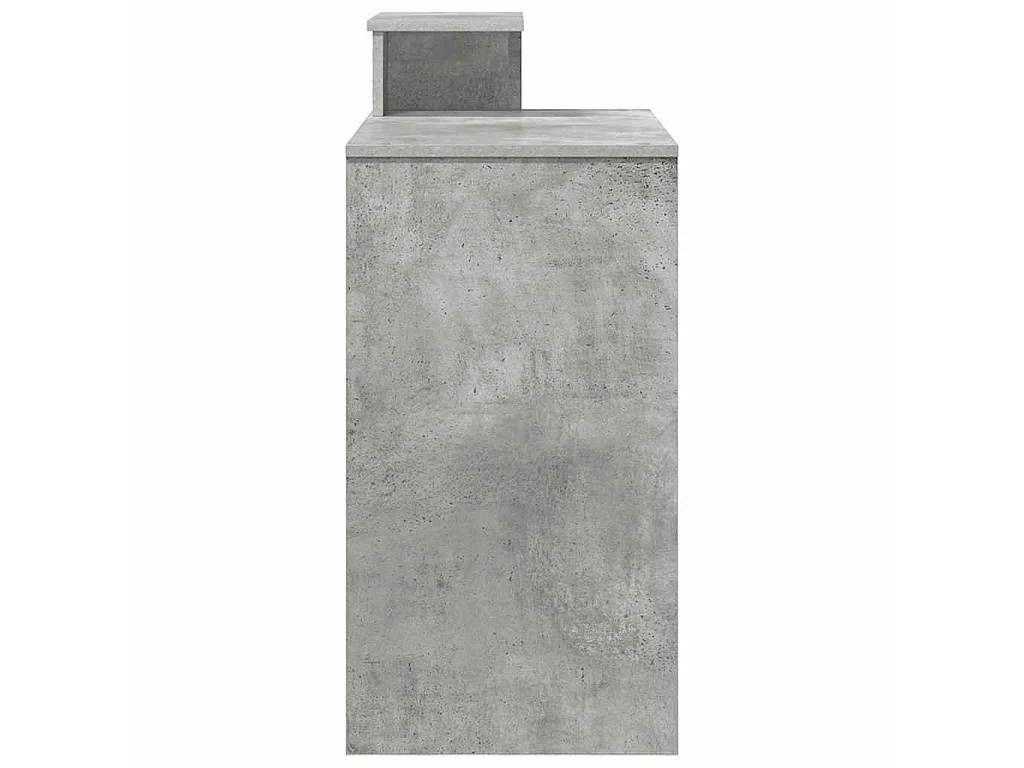 Scrivania grigio cemento 106 x 40 x 88,5 cm in legno ingegnerizzato