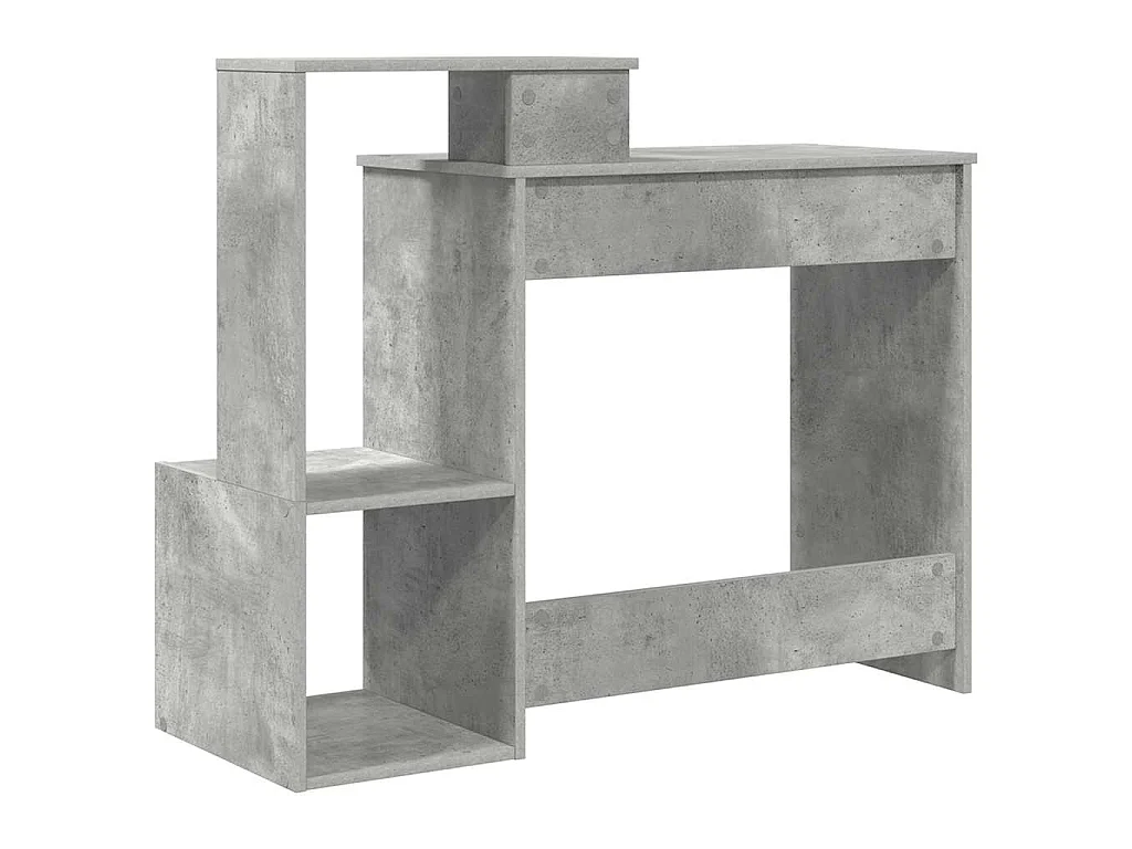 Scrivania grigio cemento 106 x 40 x 88,5 cm in legno ingegnerizzato