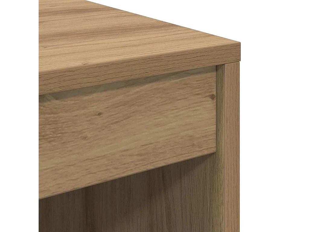 Bureau chêne artisanal 60 x 50 x 76 cm Bois d'ingénierie