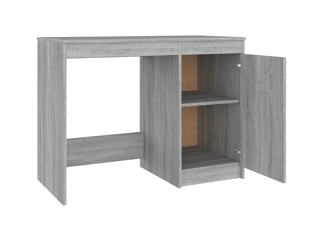 Sonoma Grey Bureau 100x50x76 cm Engineered Wood