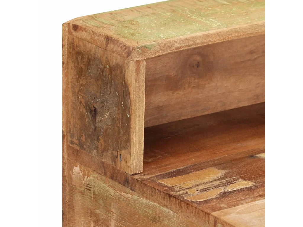 Scrivania in legno massello di recupero