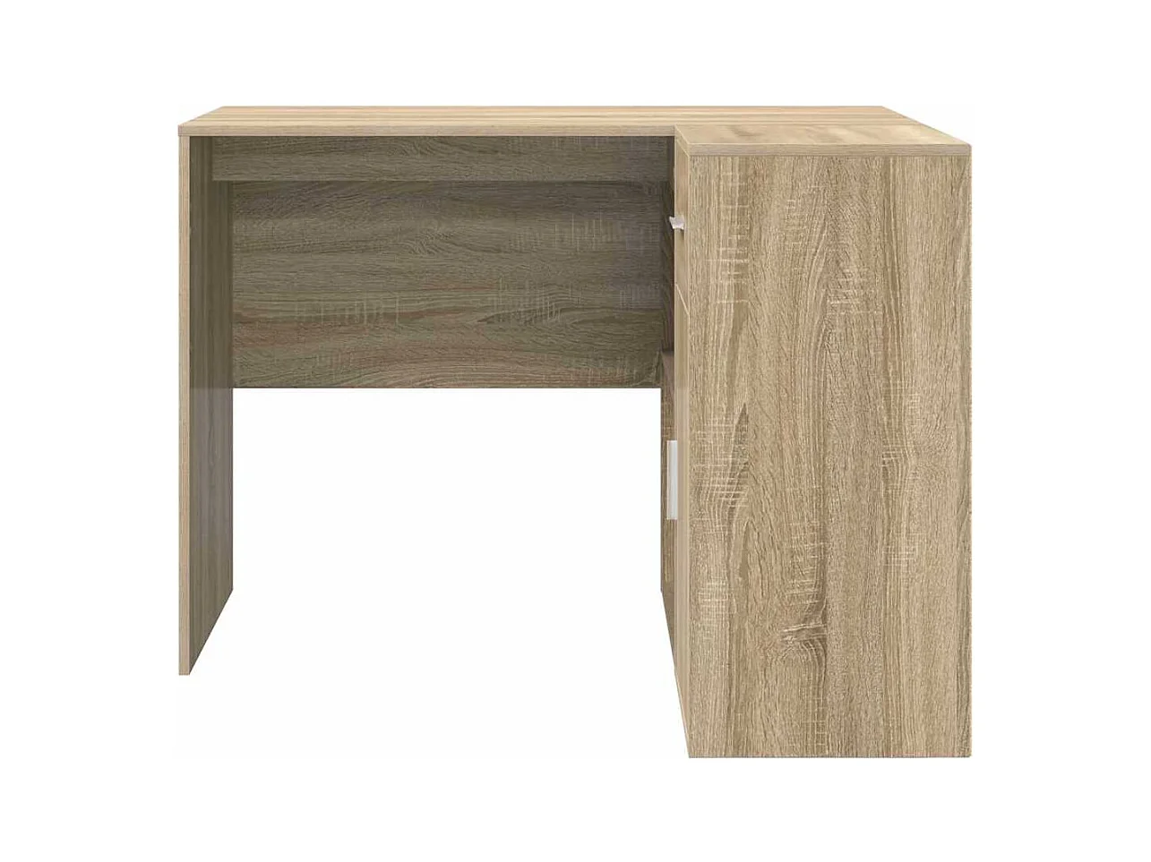 Bureau d'angle avec tiroir 2 pcs Chêne Sonoma 102 x 50 x 75 cm