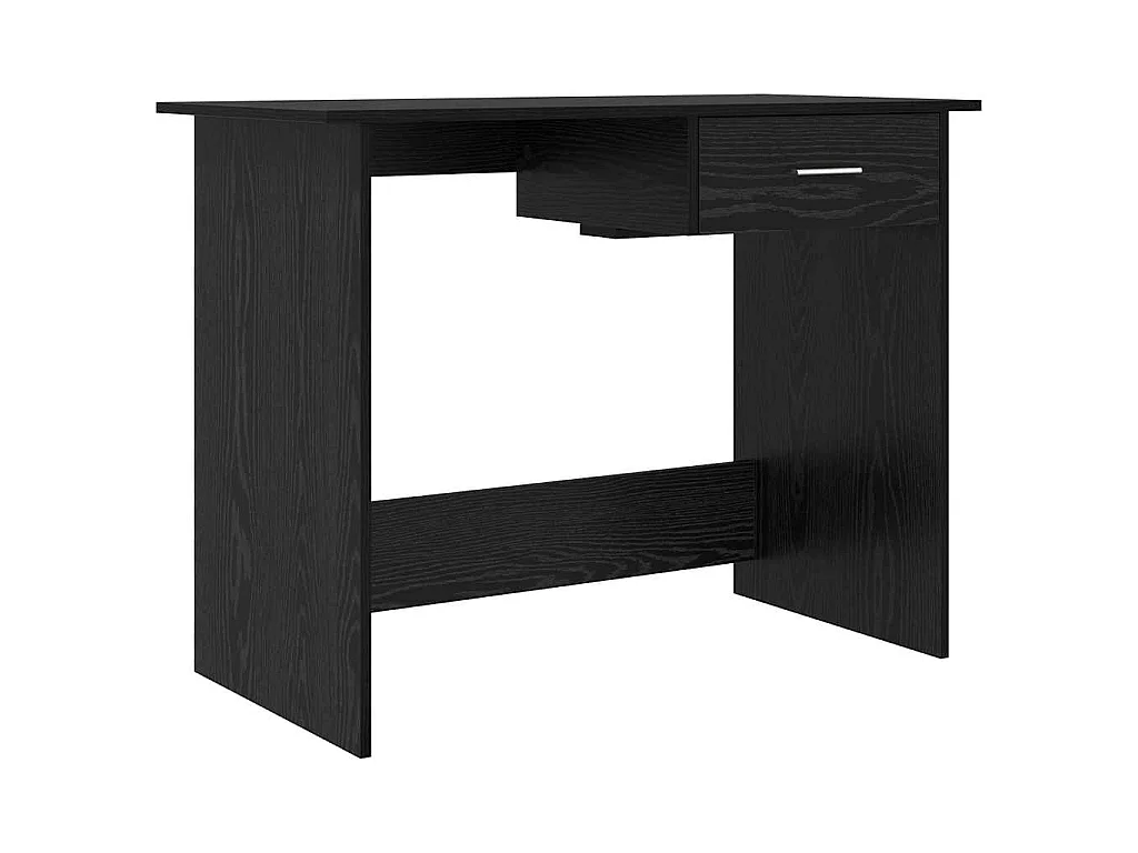 Bureau Chêne noir 100 x 50 x 76 cm Bois d'ingénierie