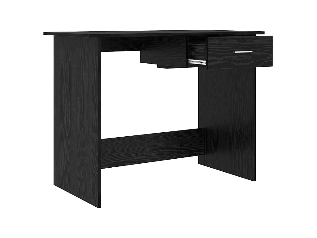 Bureau Chêne noir 100 x 50 x 76 cm Bois d'ingénierie