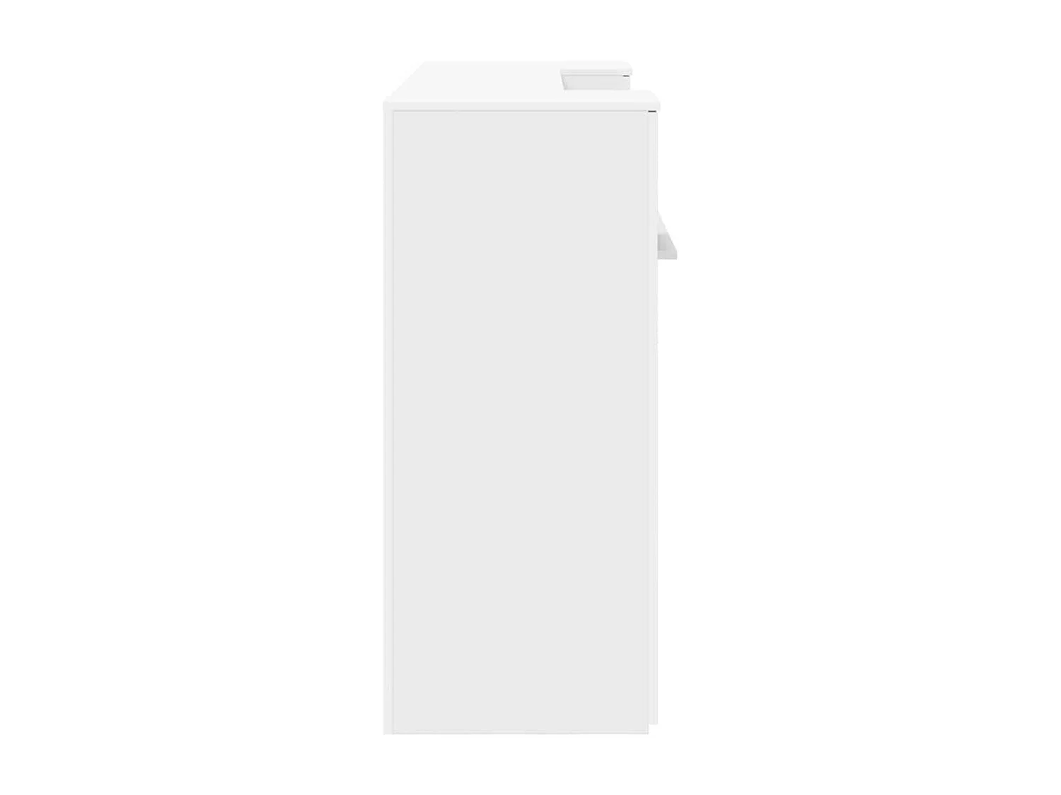 Bureau de réception blanc 180x50x103,5 cm bois d'ingénierie