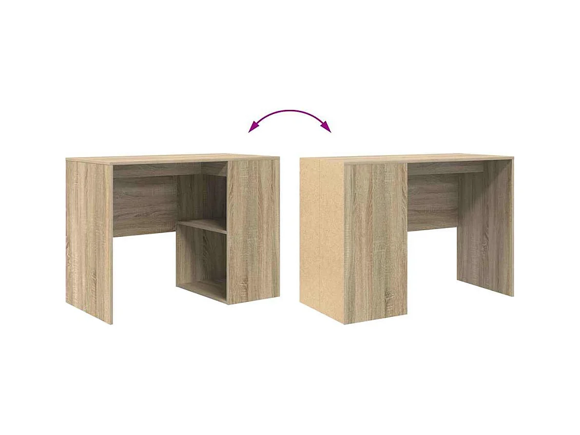 Bureau Chêne sonoma 102 x 50 x 75 cm Bois d'ingénierie