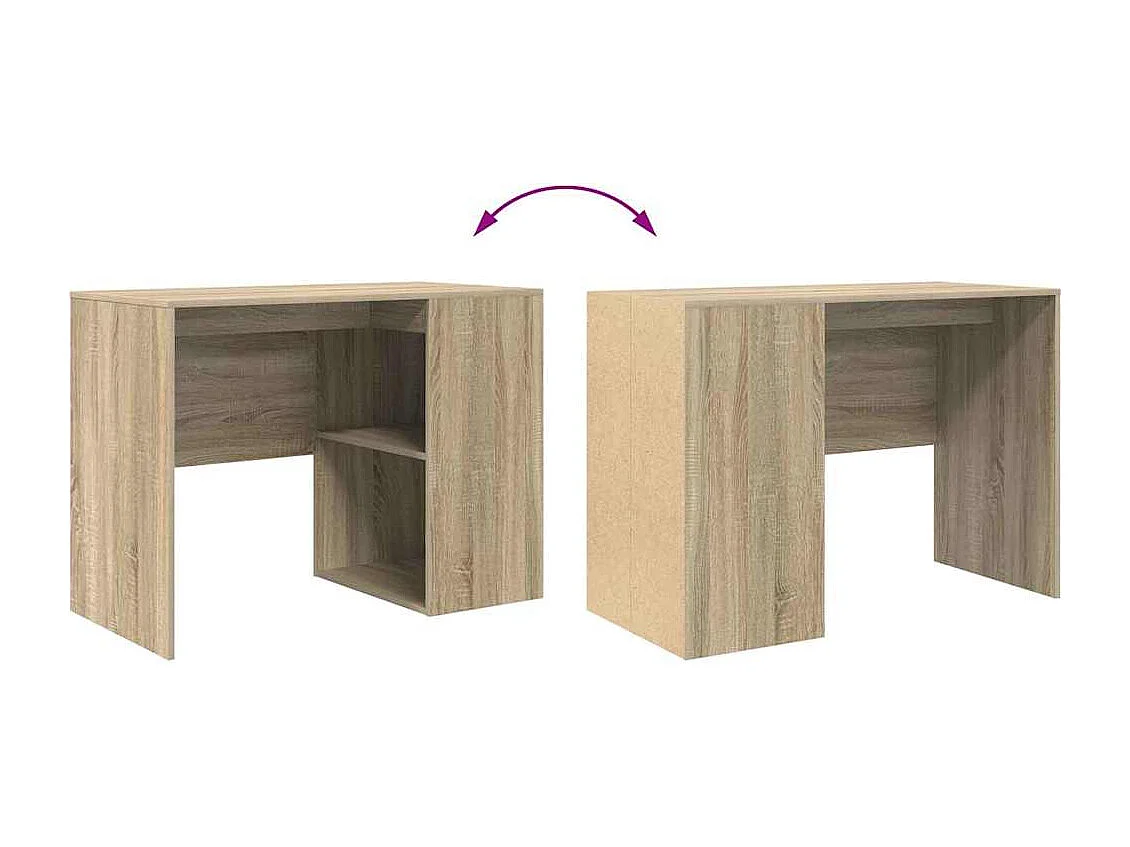 Bureau Chêne sonoma 102 x 50 x 75 cm Bois d'ingénierie