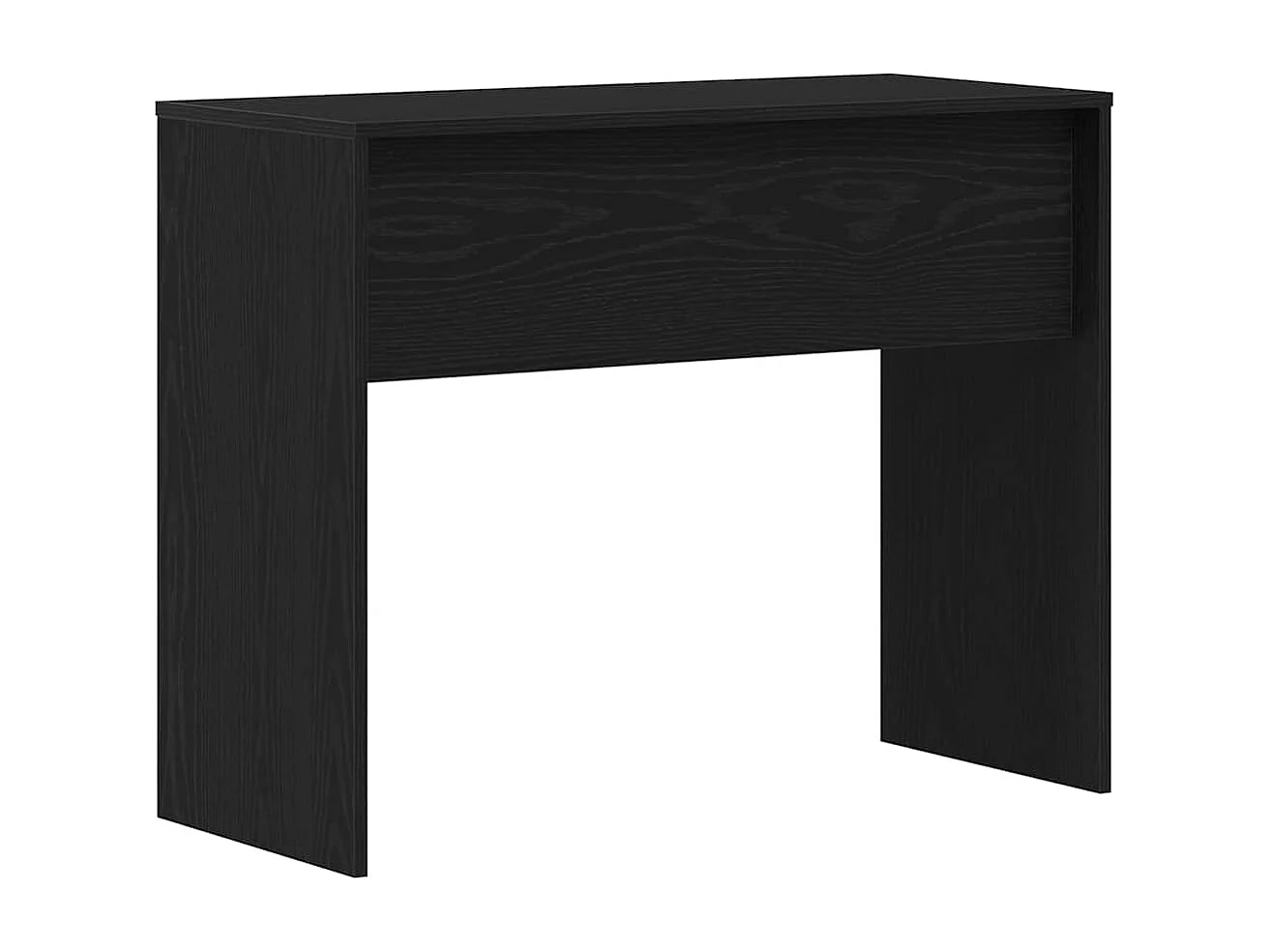 Bureau chêne noir 90x40x72 cm bois d'ingénierie