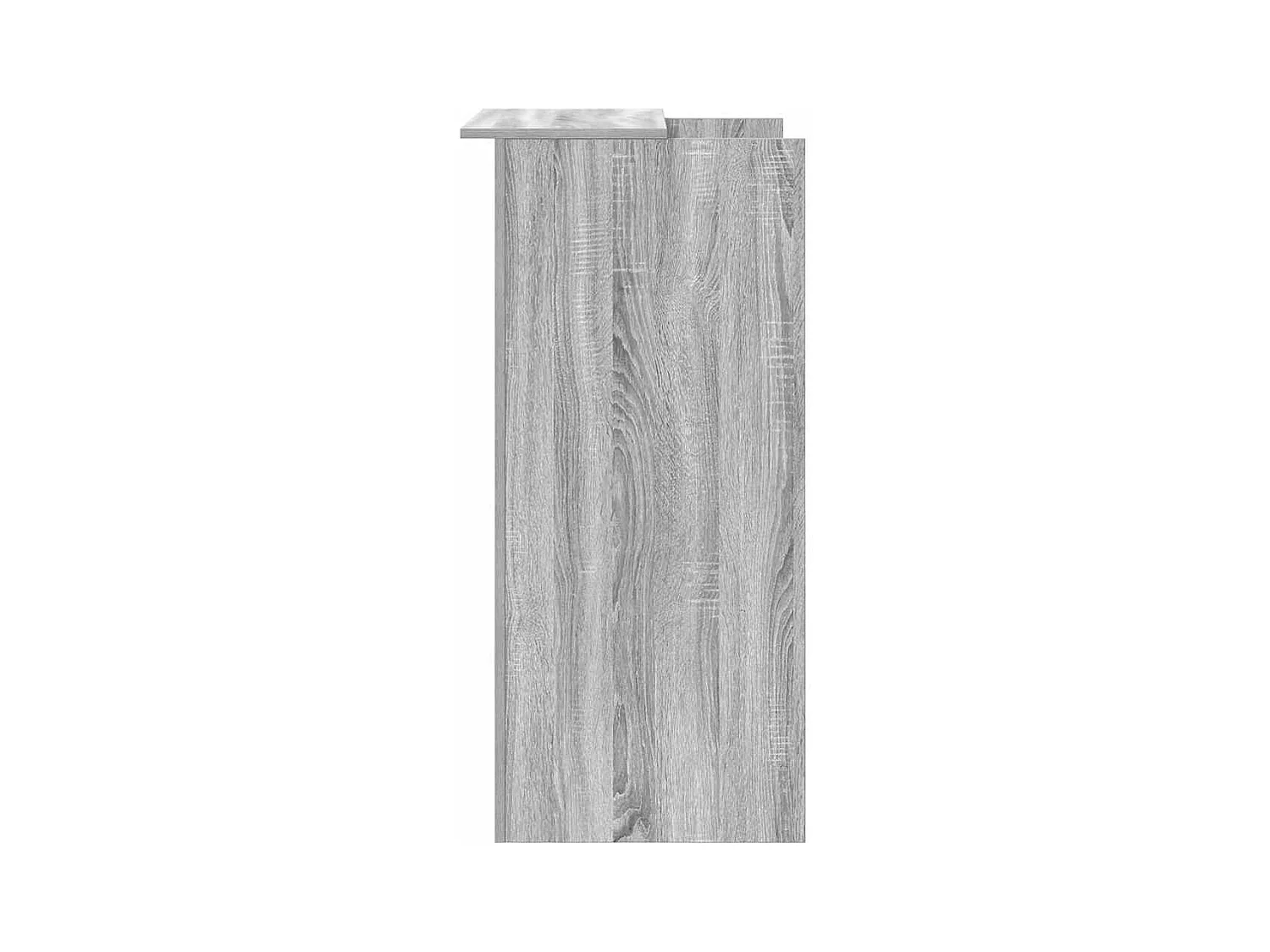 Bureau de réception sonoma gris 55x50x103,5 cm bois ingénierie