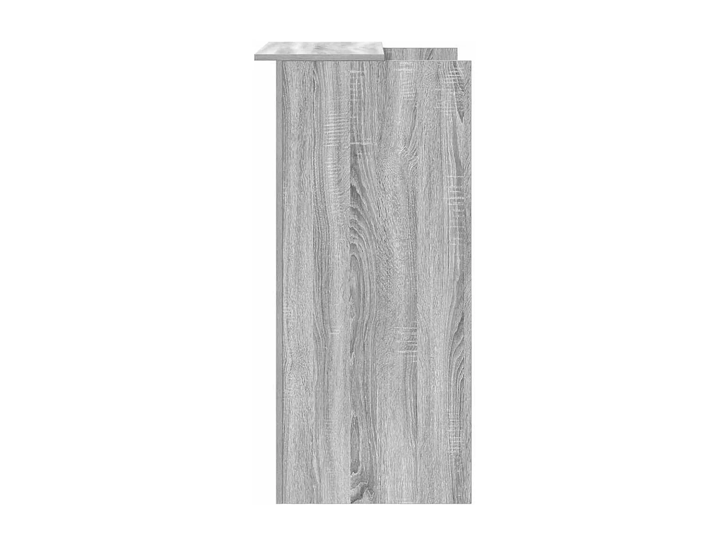 Bureau de réception sonoma gris 55x50x103,5 cm bois ingénierie