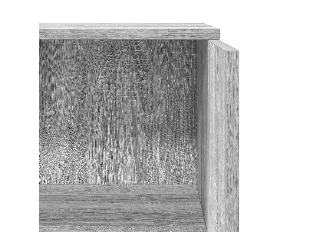 Bureau de réception sonoma gris 55x50x103,5 cm bois ingénierie