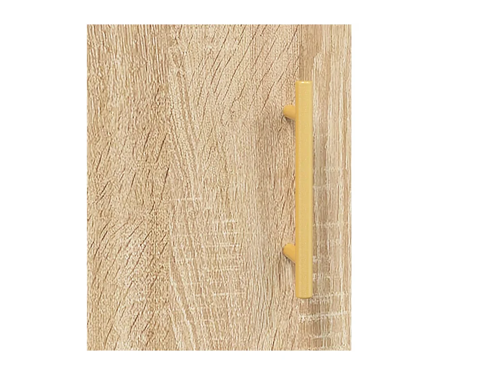 Bureau chêne sonoma 140x50x75 cm bois d'ingénierie