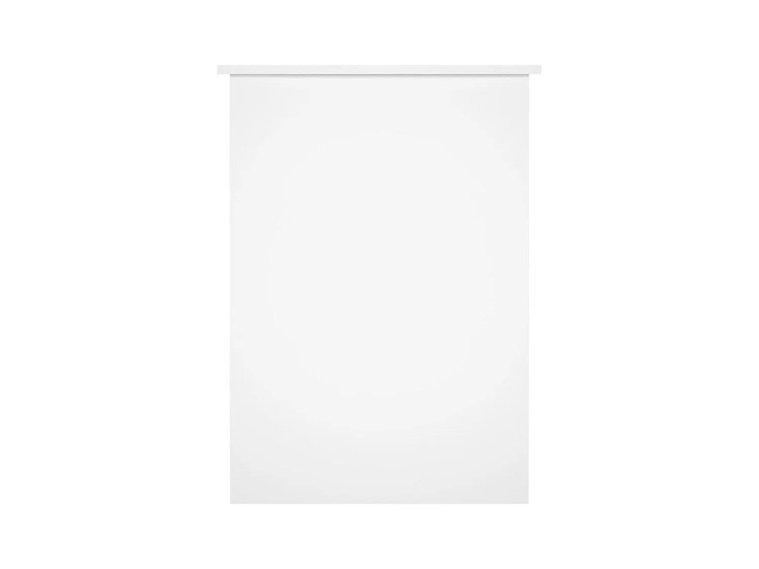 Bureau Wit Hoogglans 100x55x75 cm Bewerkt Hout