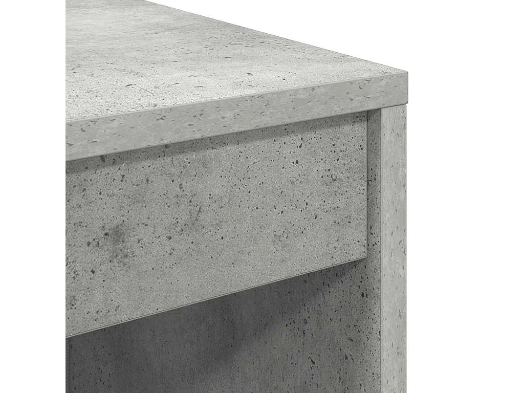 Bureau Gris béton 90 x 40 x 76 cm Bois d'ingénierie