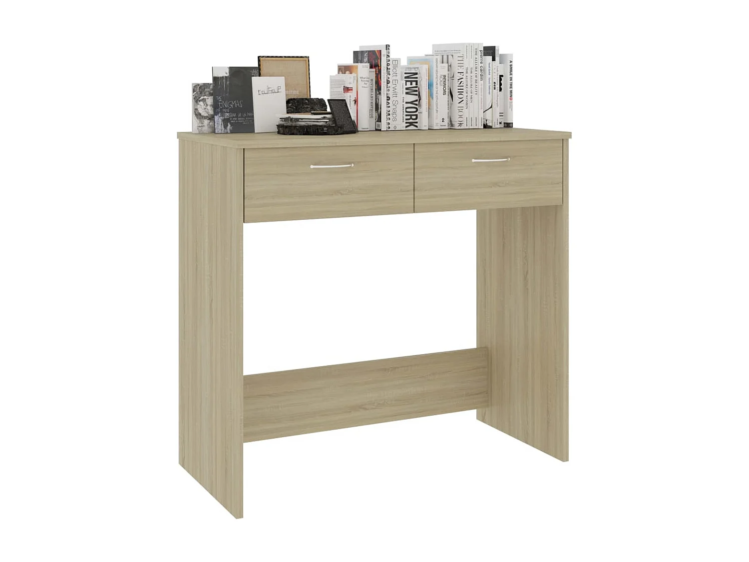 Scrivania in rovere Sonoma 80x40x75 cm in truciolato