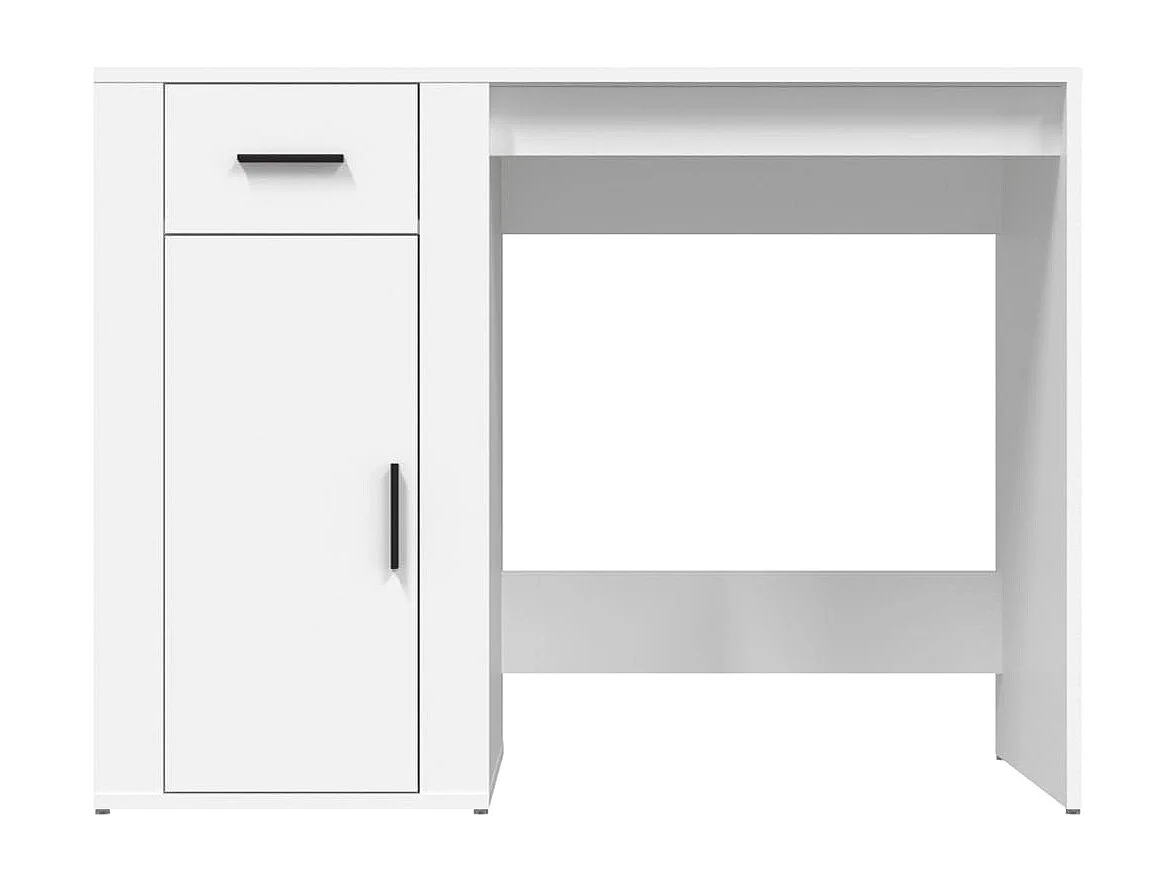 Escritorio blanco 100x49x75 cm Madera de ingeniería