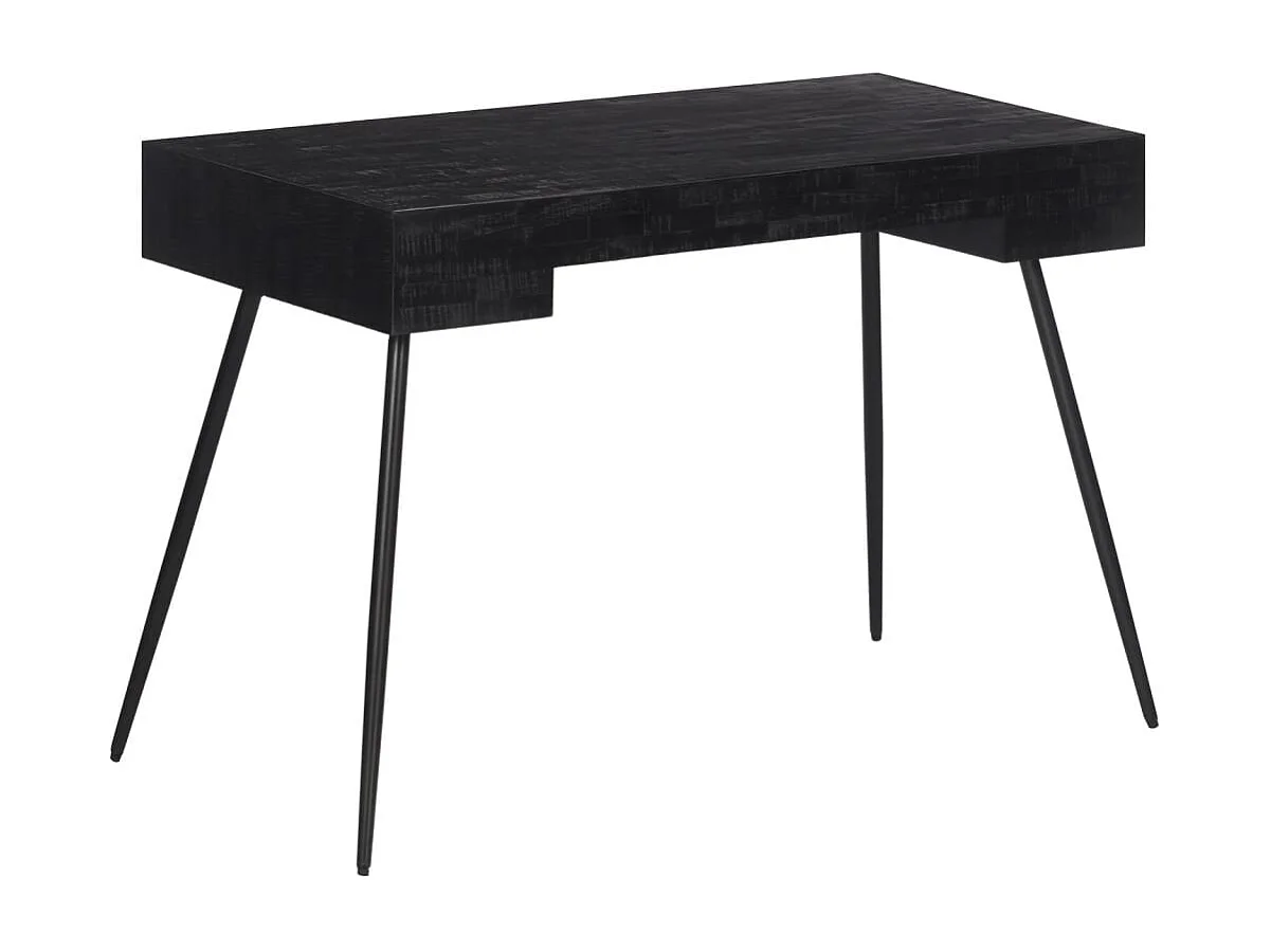 Scrivania 117x56,5x75 cm in massello di teak recuperato