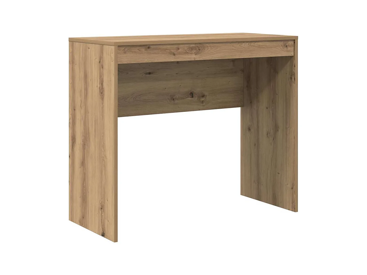 Bureau chêne artisanal 90 x 40 x 76 cm Bois d'ingénierie