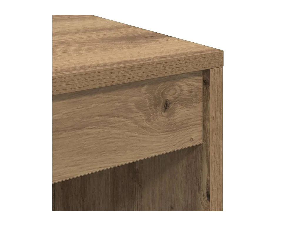 Bureau chêne artisanal 90 x 40 x 76 cm Bois d'ingénierie