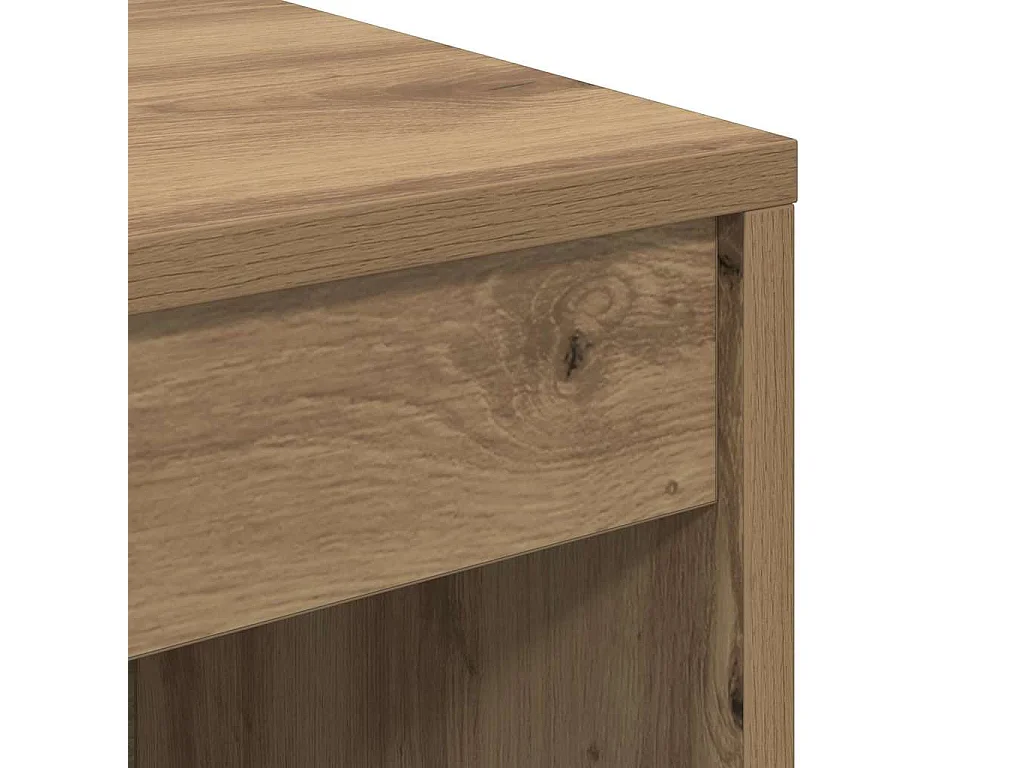 Bureau chêne artisanal 90 x 40 x 76 cm Bois d'ingénierie