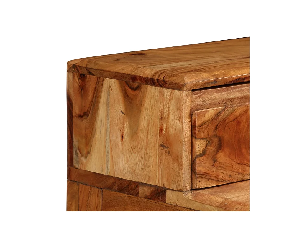 Bureau avec tiroirs Bois massif 88 x 50 x 90 cm