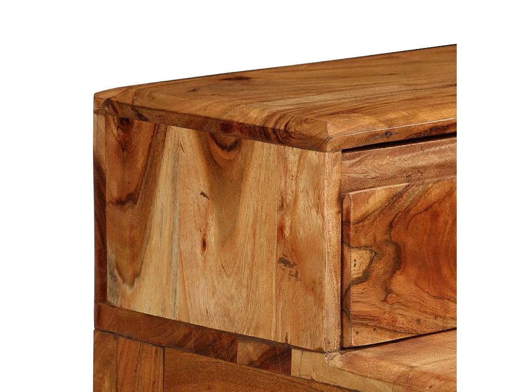Bureau avec tiroirs Bois massif 88 x 50 x 90 cm