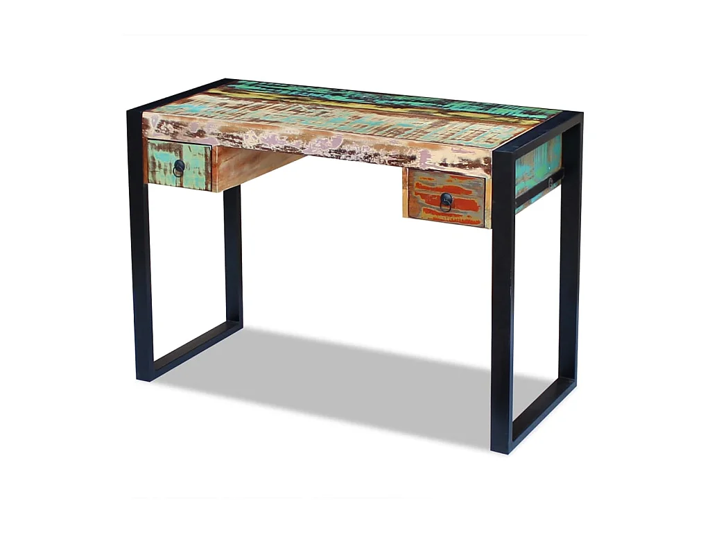 Escritorio de madera maciza recuperada