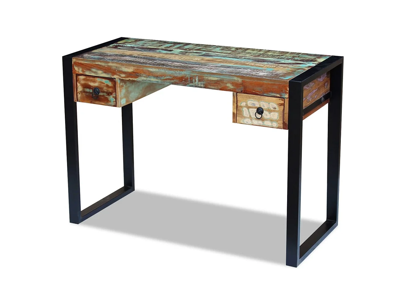 Escritorio de madera maciza recuperada