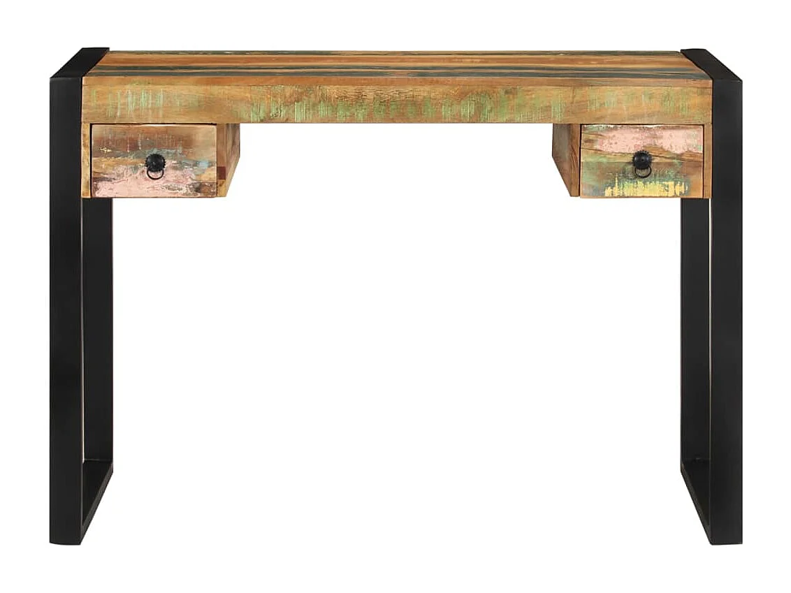 Scrivania in legno massello di recupero