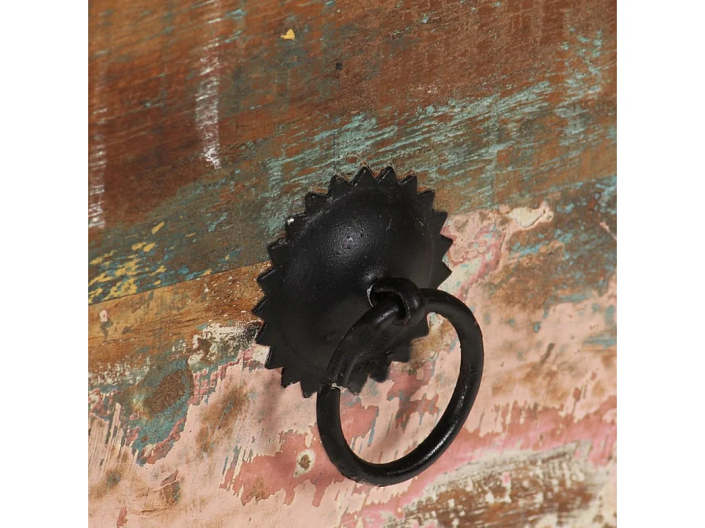 Scrivania in legno massello di recupero