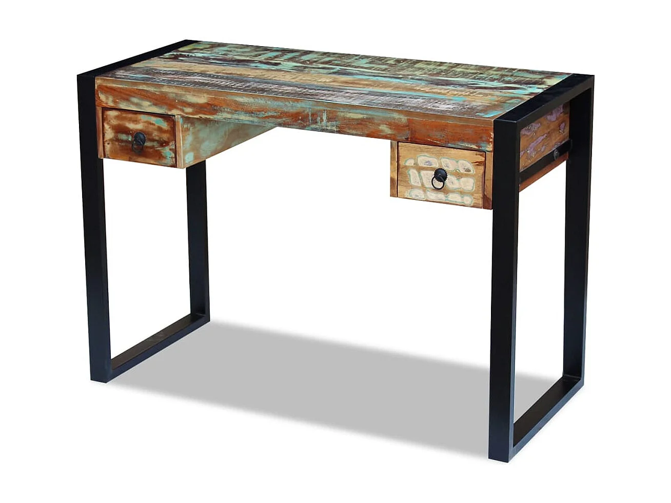 Scrivania in legno massello di recupero