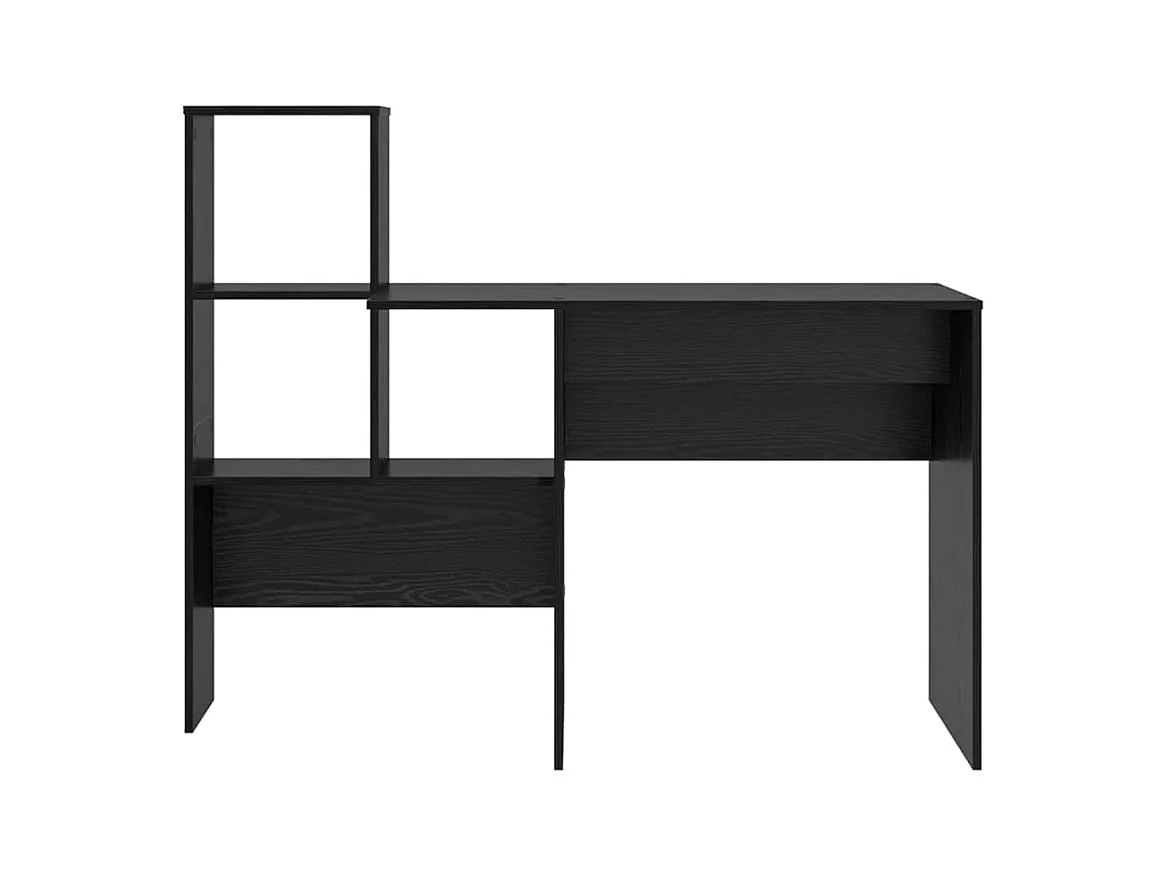 Bureau Chêne noir 131,5 x 50 x 106,5 cm Bois d'ingénierie