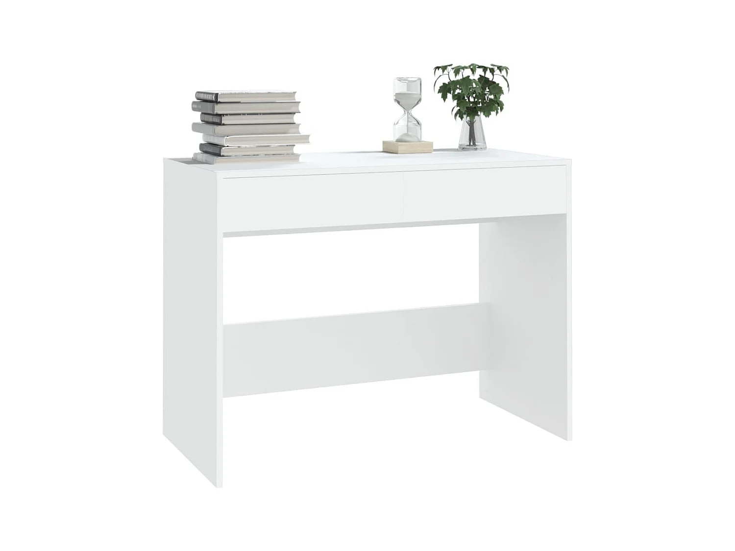 Wit bureau 101x50x76,5 cm spaanplaat
