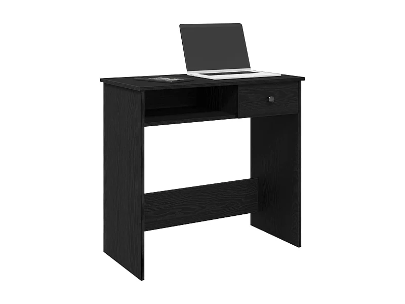 Zwart bureau 80x40x75 cm spaanplaat