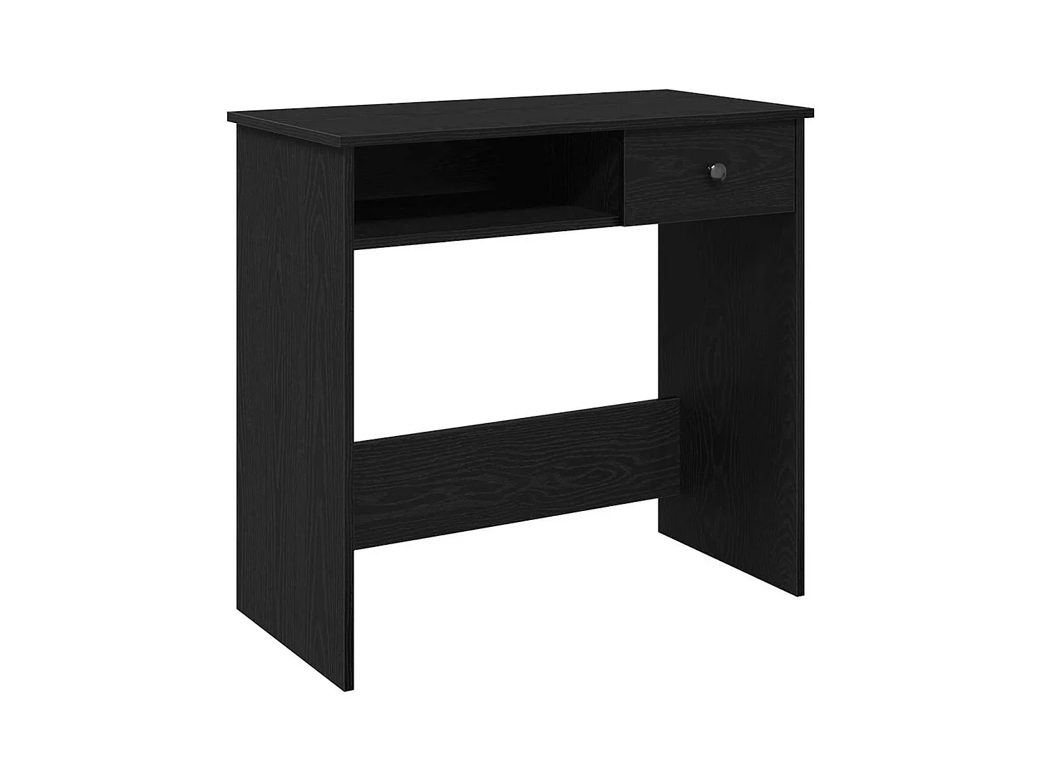 Bureau Noir 80x40x75 cm Aggloméré