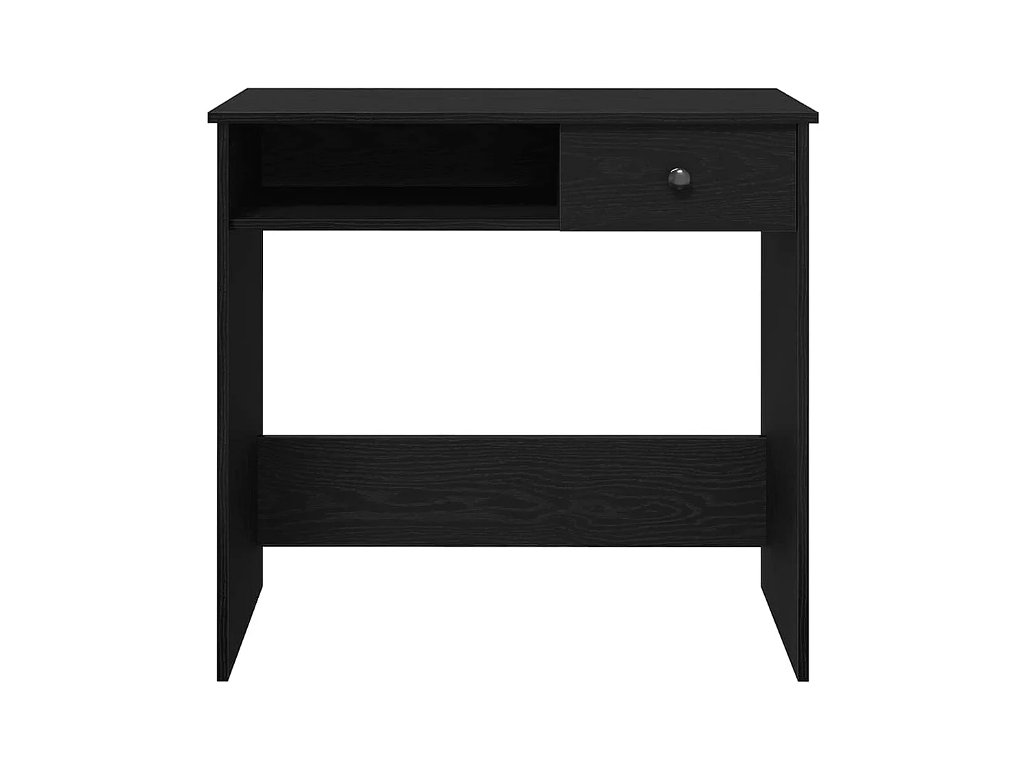 Bureau Noir 80x40x75 cm Aggloméré