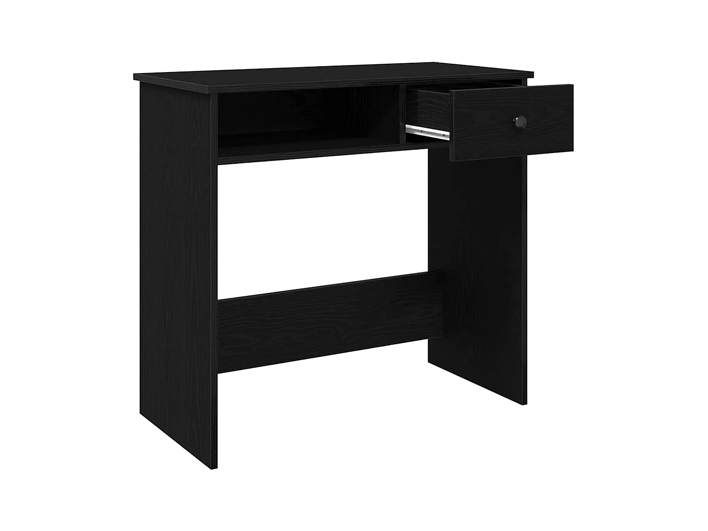 Bureau Noir 80x40x75 cm Aggloméré