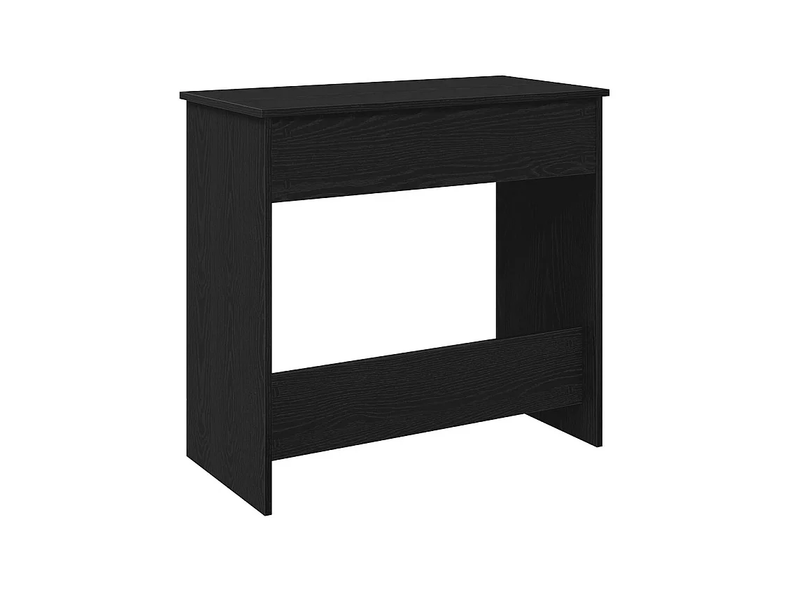 Bureau Noir 80x40x75 cm Aggloméré