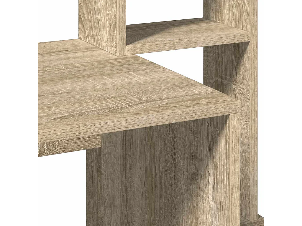 Bureau avec étagères chêne sonoma 100x45x140 cm