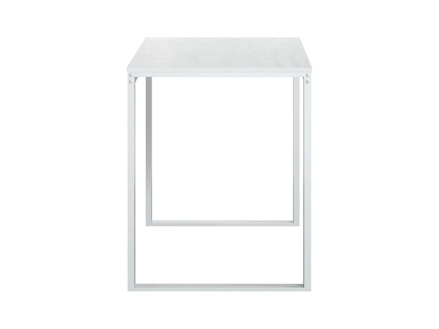 Escritorio de ordenador blanco 110x60x73 cm aglomerado