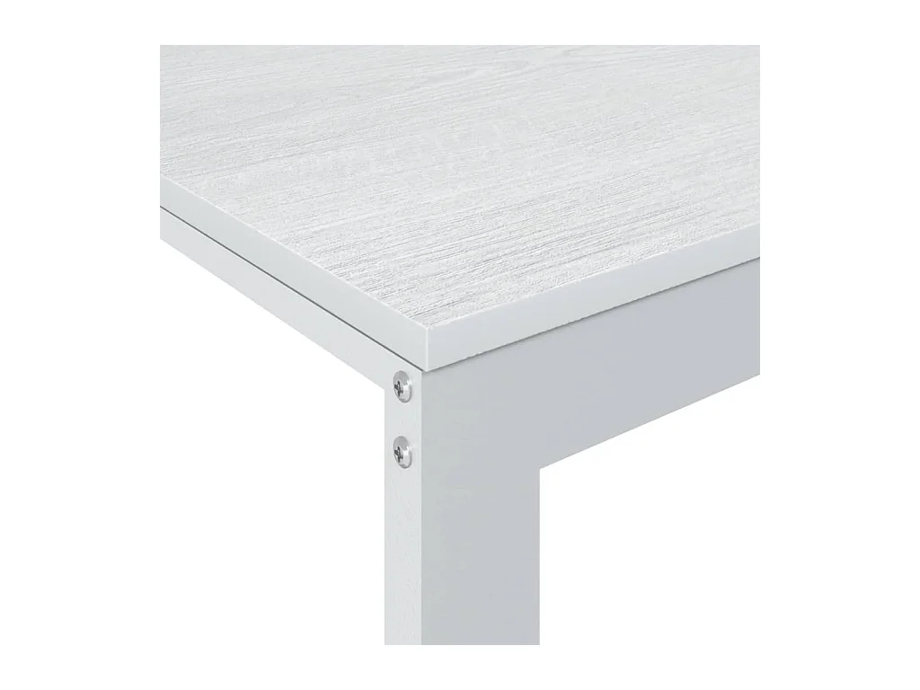 Escritorio de ordenador blanco 110x60x73 cm aglomerado