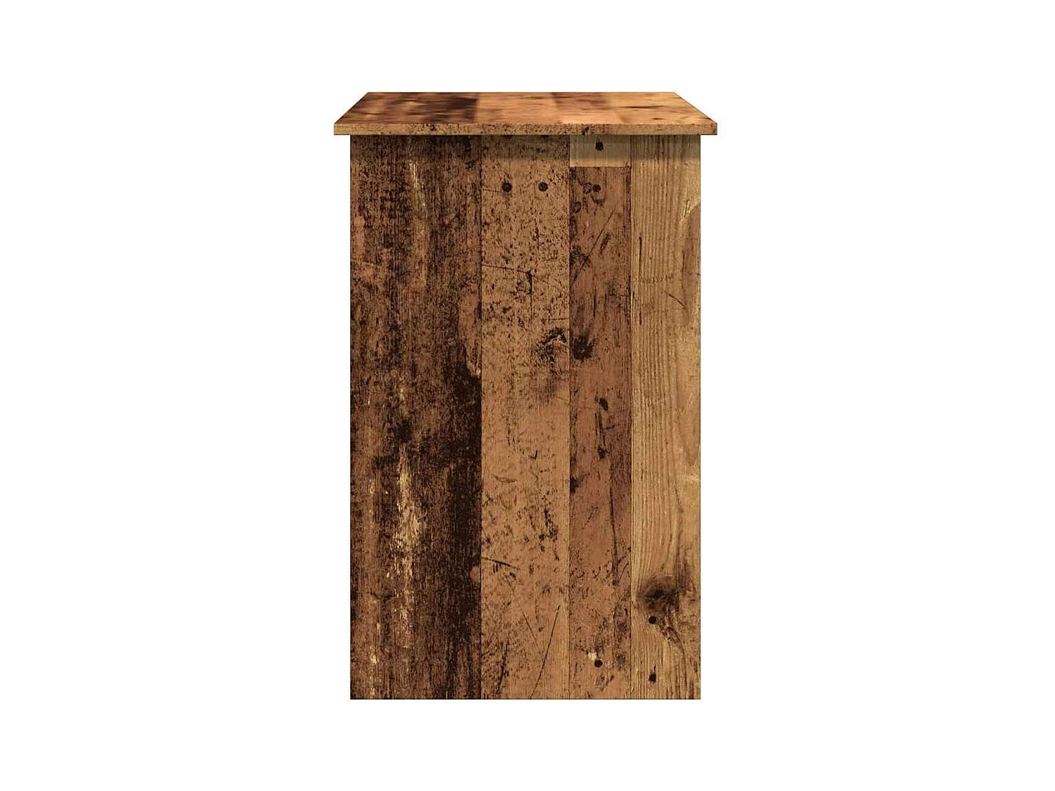 Bureau vieux bois 100x50x76 cm bois d'ingénierie