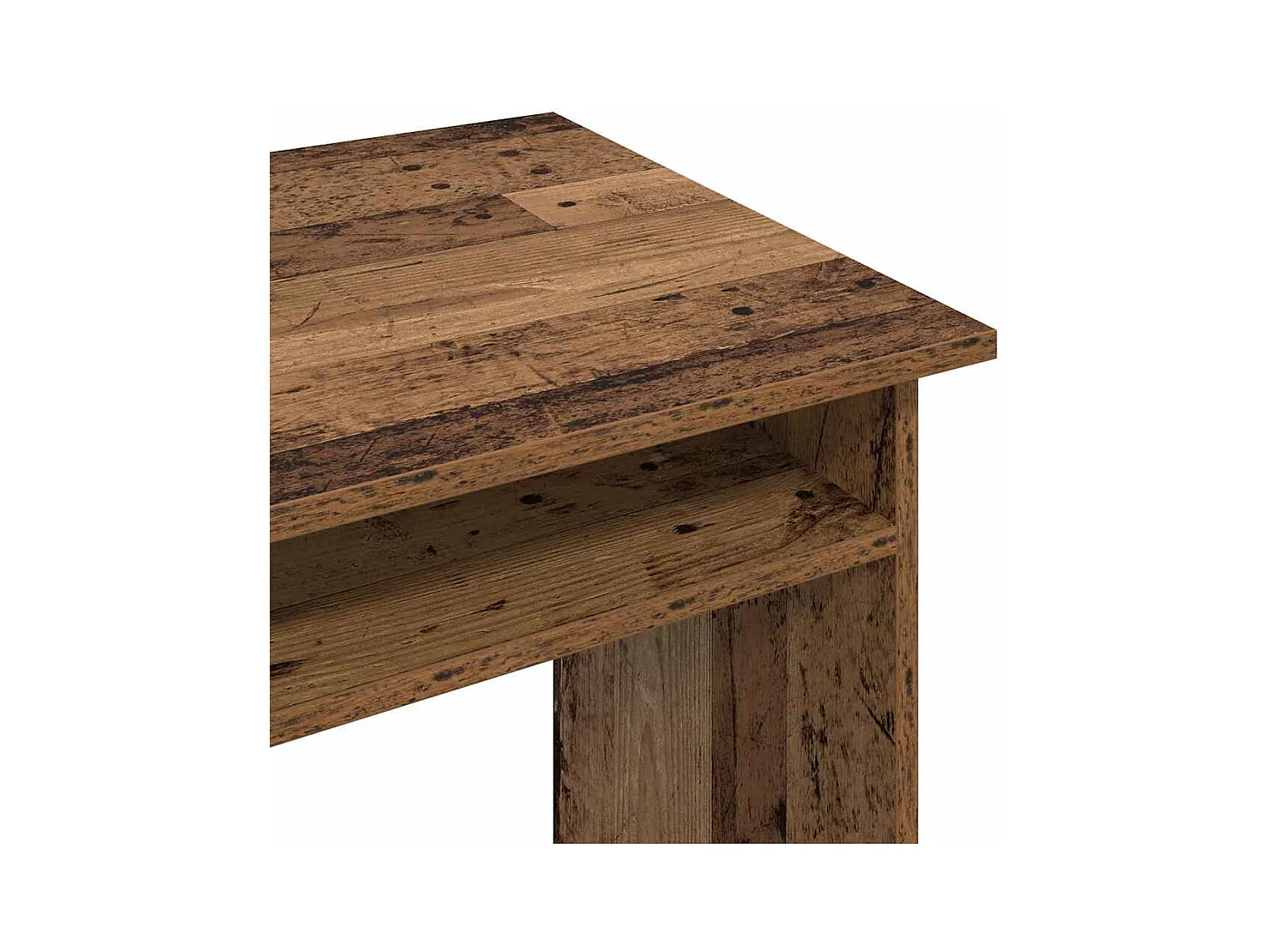 Bureau vieux bois 90x50x74 cm bois d'ingénierie