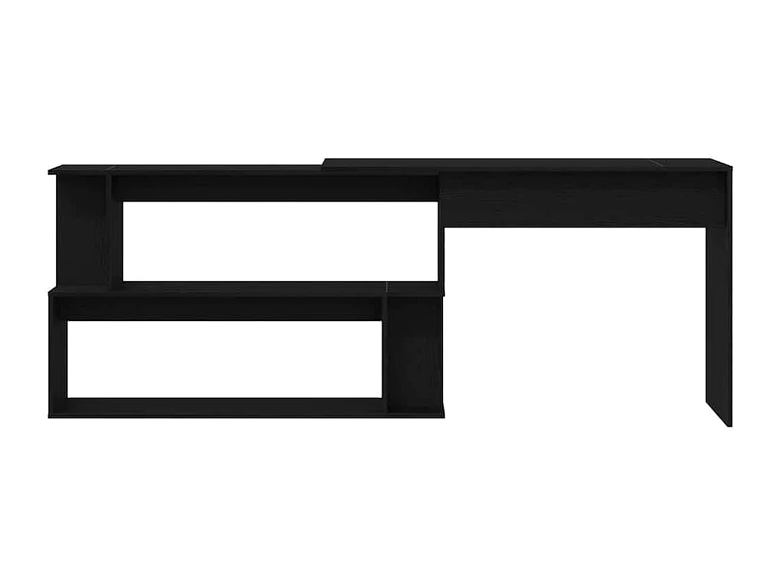 Bureau Chêne noir 200 x 50 x 76 cm Bois d'ingénierie